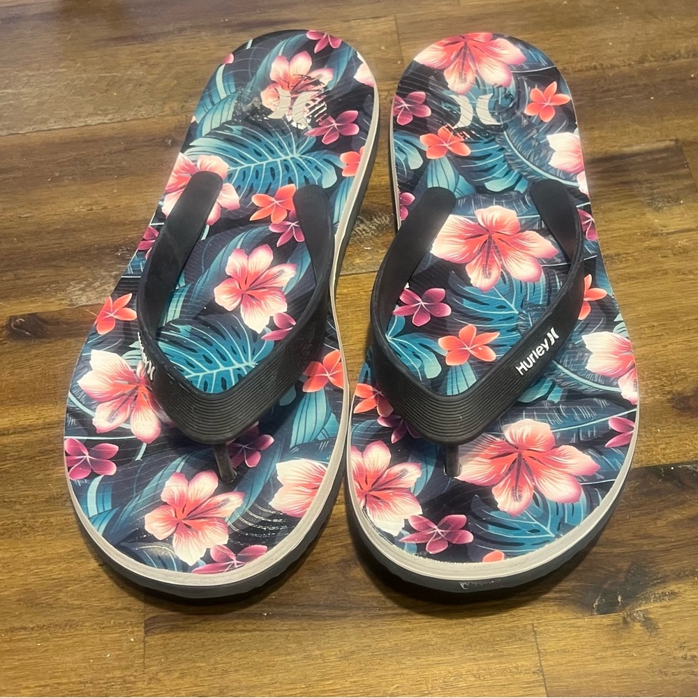 Hurley Tropical Floral Sandals